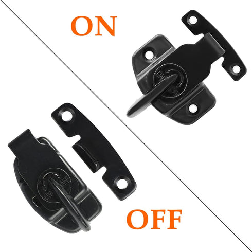 SDTC Tech 2 Pack Dining Table Locks Heavy Duty Dining Training Table Latches Metal Spring Leaf Buckles Connector for Table Leaf, Extension Tables,...
