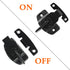 SDTC Tech 2 Pack Dining Table Locks Heavy Duty Dining Training Table Latches Metal Spring Leaf Buckles Connector for Table Leaf, Extension Tables,...