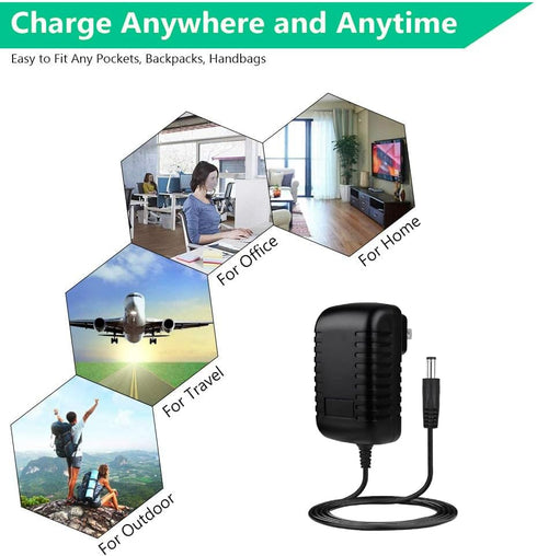 9V AC Adapter Replacement for Pyle Pro PSBT65A PSBT65A.5 Bluetooth Karaoke PA Speaker System Charger Power Supply Cord...