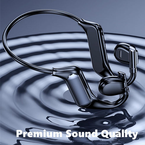 Bone Conduction Headphones Bluetooth Open Ear Earphones Wireless On Ear Headphones Up to 38 Hours Playtime Sport Wireless Headset for Running,Cycl...