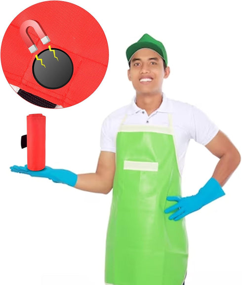 2 Pieces Red Closed for Cleaning Sign with Magnetic Ends Magnetic Restroom Signs Closed for Cleaning Banner Cleaning in Progress Sign for Door 42×...