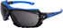 Birdz Eyewear Gasket Safety Padded Motorcycle Sport Sunglasses Blue with Smoke Lens...