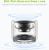 EWA Travel Case Packed, A106 Pro Portable Bluetooth Speaker with Custom Bass Radiator, Brief Design, IP67 Waterproof, Perfect Mini Speaker for Sho...
