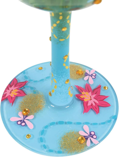 Enesco 6008340 Designs by Lolita Firefly Hand-Painted Artisan Wine Glass, 15 Ounce, Multicolor...