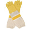 Professional Beekeeping Gloves Hornets Premium Goatskin Leather Beekeeing Supplies with Long Canvas.XL X-Large...
