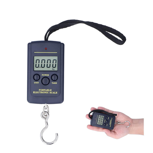 Portable Electronic Scale Mini 40kg-10g Weighting Steelyard with Hanging Hook WH?A01L...