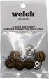 Welch Suspender Buttons Metal Rivet for Jeans, Pants, Button-end Suspenders - Button Tack Replacement and Repair - Bronze, 1 Pack of 8 Logger Butt...