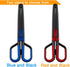 2-in-1 Scissors and Utility Knife Set (Blue-Black)...