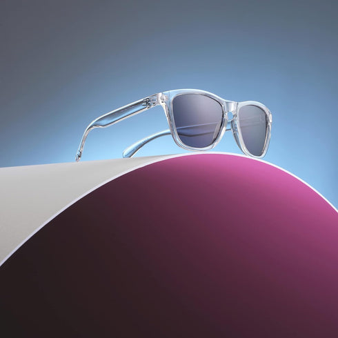 Readerest Polarized Sunglasses, Premium Square Sunglasses with Clear Frame and Black Shades, Full UV 400 Protection for Men and Women...