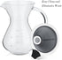 Pour Over Coffee Maker, 400ml Glass Coffee Pot Hand Drip Coffee Maker Filter Pot Manual Coffee Dripper Brewer with Handle and Scale...