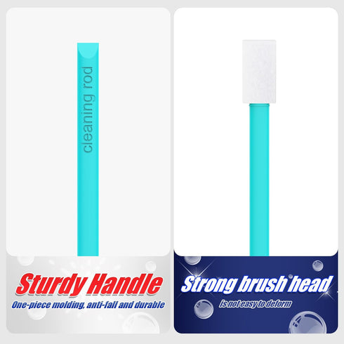 30Pcs Disposable Crevice Cleaning Brushes for Small Spaces, Detail Gaps Scrub Cleaner Brush Set for Toilet Bowl Corner, Household Cleaning Tool Su...