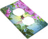 Hummingbird Wall Plates Switch Covers Small Bird Violet Flowers Green Leaves Duplex Outlet Cover Plug Plate For Home Decor Office Standard...