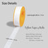 4 Rolls PTFE Tape 0.63INx590IN Teflon Tape,Plumbers Tape Use for Shower Head and Other PPR Water Pipe Fitings,Plumbing Tape White Thread Tape...