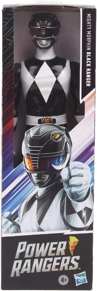 Mighty Morphin Black Ranger 12-Inch Action Figure Toy…...