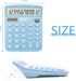 Blue Calculator, Basic Office Calculator, Desktop Calculator 12 Digit, Large LCD Display for Blue Office Supplies with Sensitive Button, Blue Desk...