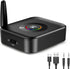 JXTZ Bluetooth Aux Adapter for Home Stereo, Bluetooth 5.1 Receiver with RGB Light, Support FT Card, 3.5mm Aux to Bluetooth Adpater, Low Latency, D...