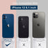 DEENAKIN Compatible with iPhone 12 Case with Screen Protector,Enhance Camera Protection,Soft Flexible Silicone Gel Rubber Bumper Cover,Slim Fit Pr...
