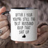 YouNique Designs 1 Year Anniversary Coffee Mug for Him, 11 Ounces, 1st Wedding Anniversary Cup For Husband, One Year, First Year, 1st Year (Black ...