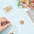 BENECREAT 100PCS 18K Real Gold Plated Ball Pins 22 Gauge Ball Head Pins for DIY Jewelry Making Findings - 35mm (1.4") Long...
