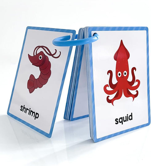 Animals Learning Flashcards, High Frequency Words, Beginning Reading, Kindergarten to 1st Grade, ESL Teaching Materials, Autism Learning Materials...