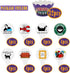 64 PCS Cupcake Toppers and Wrappers for Friends TV Show Themed Set (32 of each), Cute Party Supplies for Friends Themed Birthday Party or Bridal S...