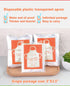 Disposable Aprons (50 Count), Plastic apron for Painting Party, Cooking, Housework, Picnic etc....