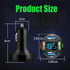 USB Car Charger, 22.5W 4 Ports USB Fast Car Charger, USB Car Charger Fast Charge Car Charger Adapter QC3.0 & 2.4A Compatible with iPhone & Android...