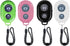 Wireless Camera Shutter Remote Control for Smart Phones- Compatible with iOS/Android (Pink+Green+White+Black)...