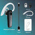 Bluetooth Headset, CVC8.0 Handsfree Bluetooth Earpiece, 16 Hrs Talk Time Noise Cancelling Single Ear Wireless Headset for Office Driving, Compatib...