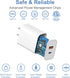 USB C Wall Charger Block, 2-Pack Dual Port PD Power Adapter Fast Charging Block Compatible with iPhone 15/15 Pro/15 Pro Max/15 Plus/14/13/12/11, X...