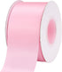 2 inch Wide 25 Yards Pink Satin Ribbon,Silk Ribbons Roll Craft Fabric Ribbon for Gift Wrapping, Perfect Wedding, Party Wreath, Sewing,Holiday Deco...