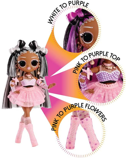 LOL Surprise OMG Sunshine Doll with Color Changing Hair, Fashions, Accessories - Gift for Kids 4+...