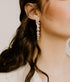 SWEETV Marquise Cubic Zirconia Wedding Earrings for Women Brides, Crystal Chandelier Bridal Drop Earrings for Prom Pageant...