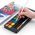 Transon 12colors Face Painting Kit for Kids Adults Non-toxic Water-based Paint with Brushes Stencils and Glitters...
