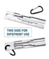 2Pcs 4/09 Shingle Gauge,Measuring Tool for Roof Shingle,Roof Pitch Gauge with Carabiner,Equipment for Measuring and Analyzeing The Thickness of Ro...