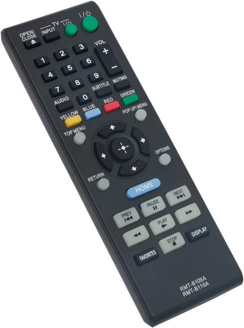 RMT-B110A Replace Remote Applicable for Sony Blu-Ray Player BDP-BX58 BDP-BX38 BDPBX58 BDPBX38 BDP-S580 BDP-S480 BDP-S280 BDP-S380 BDP-S483 BDP-S58...