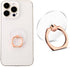 Transparent Phone Ring Holder Grip Cell Phone Ring Holder Finger Kickstand 360° Degree Rotation Clear Phone Ring Stand for Cell Phone Tablet Case ...