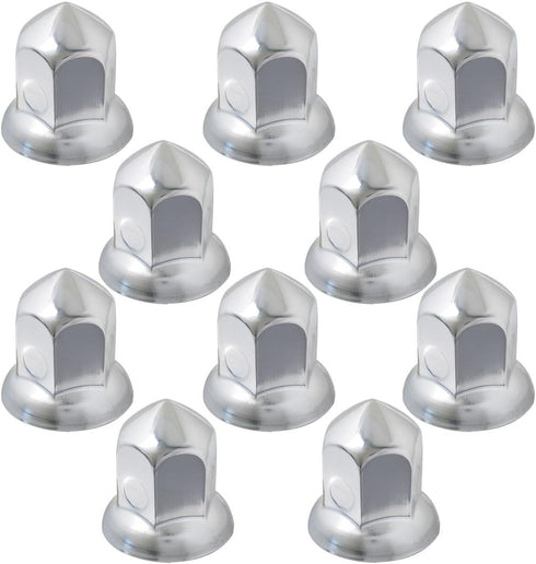 GG Grand General 10273SP 33 mm X 2-1/8 Inches H Chrome Steel Cone Push-On Nut Cover with Flange...