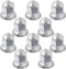 GG Grand General 10273SP 33 mm X 2-1/8 Inches H Chrome Steel Cone Push-On Nut Cover with Flange...