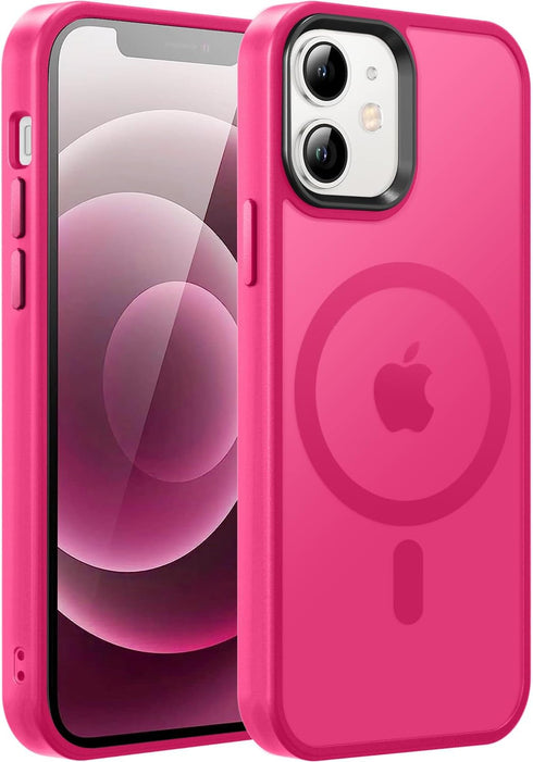 Upgraded Magnetic for iPhone 12 Case/iPhone 12 Pro Case, Compatible with Magsafe, Mil-Grade Protection, Yellowing Resistant, Anti-Scratch, Phone C...