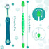 Dog Toothbrush 2PCS Dog Tooth Brush Three Sided Dog Tooth Brush Dual Head Toothbrush for Dogs, Soft Bristles Dog Tooth Brushing Kit Silicone 360 D...