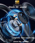 Headphones Bluetooth 5.3 Painless Wireless Open Ear Clip on Headphone Waterproof Running Earring Earphone Air Conduction Earphones Open Earbuds Wi...