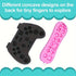Baby Teething Toy, Soft TV Remote+Game Machine Shape Chew Set Intellectual Development Intellectual Development Educational Toy,Safe Silicone Todd...