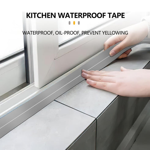 2 Rolls Caulking Tape, Self Adhesive Waterproof Caulk Strip Tape for Kitchen Countertop Sink Toilet, Bath Caulking Sealing Tape 1.5 in x 10.5 ft (...
