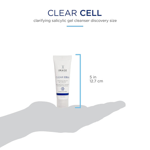 IMAGE Skincare, CLEAR CELL Salicylic Gel Cleanser, Gentle Foaming Face Wash Removes Excess Oil and Shine for Oily Prone Skin...