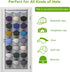 Unjumbly Baseball Hat Rack, 24 Pocket Over-The-Door Hat Organizer with Clear Deep Pockets to Display Baseball Caps Collection, Complete with 3 Ove...