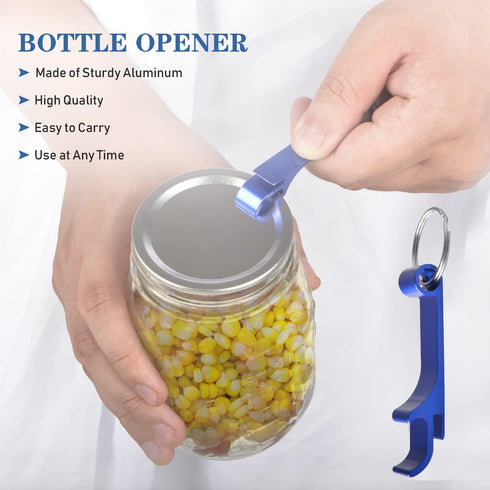 Mason Jar Vacuum Sealer Kit with Accessory Hose for Wide and Regular Mouth Jars, Manual Portable Vacuum Pump and Lid Opener...