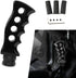 Pack-1 Car Knife Shift Knob, Personalized Easy-to-Grip Curved Shift Lever with Adapter Screw Wrench, Resin Metal Modified Shift Handle, Universal ...