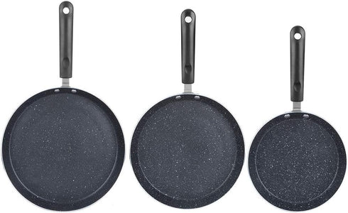 plplaaoo Crepe Pan,Non Stick Frying Pan Skillet,Uniform Heating Aluminum Egg Omelette Pan with Comfortable Handle,Induction Cooker Cooking Pan for...