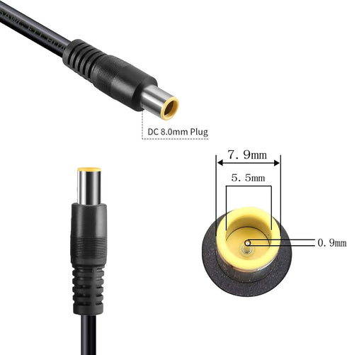 12V DC8MM Car Charger Cable 15A,DC7909 7.9 x 5.5mm Car Cigarette Lighter Cable Compatible with Bluetti EB3A/EB70 Portable Power Station,Camera,Lap...